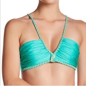 NEW Luli Fama Siren Interwine Swim Top Bikini Bathing Suit Swimsuit